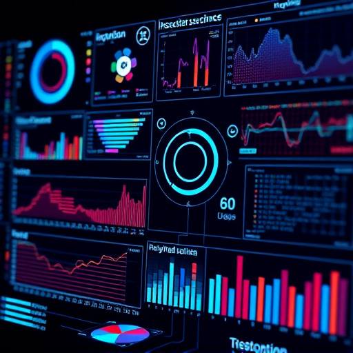 Data Science course image showing various data analysis tools and visualizations.