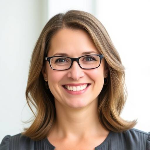 Headshot of Professor Emily Green, a woman with a warm smile, Business Analytics Instructor.