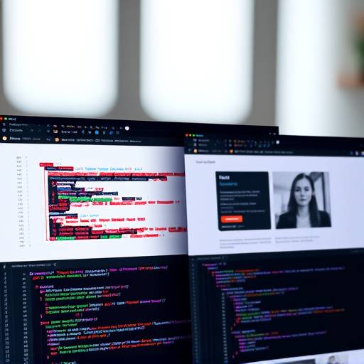 Web Development course image showing code snippets and website layouts.